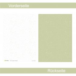 Pastellgrün Doodletupfen - Designpapier